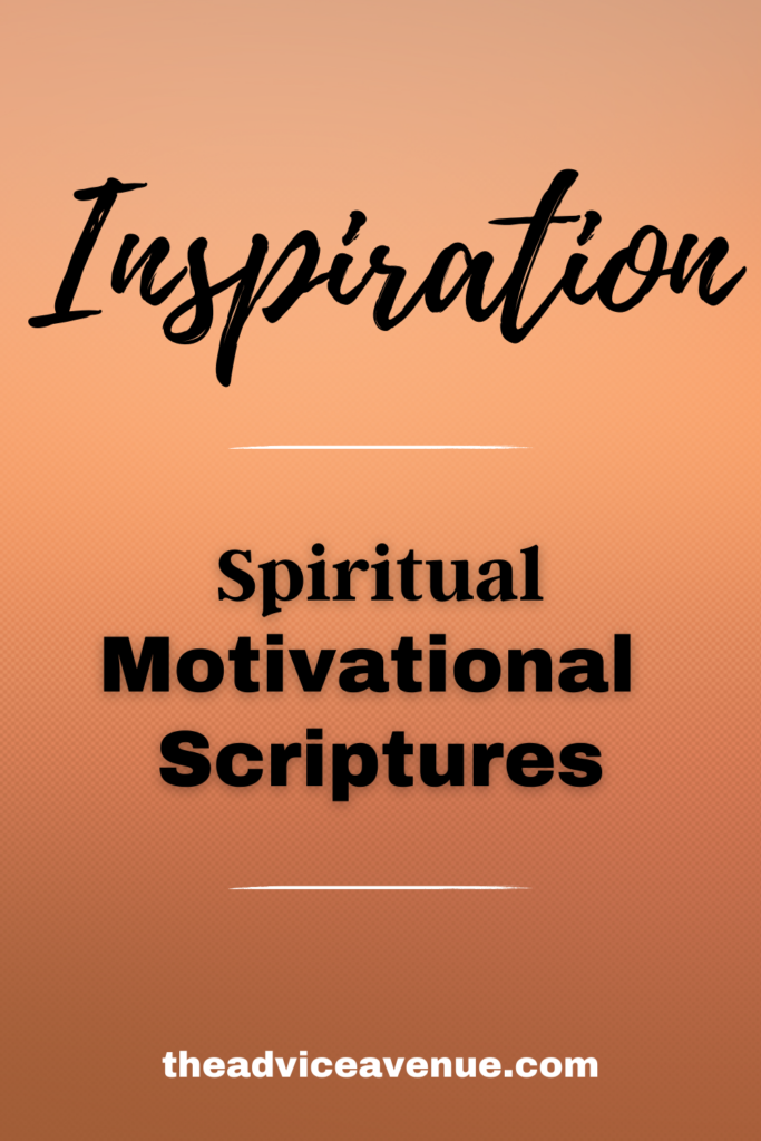 Motivational Bible Scriptures